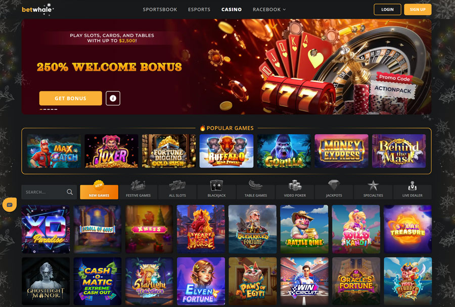 Betwhale Casino: Crypto Sportsbook and Casino Combined