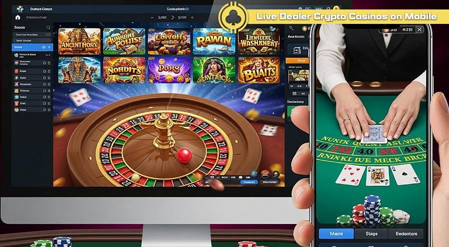 Live Dealer Crypto Casinos on Mobile